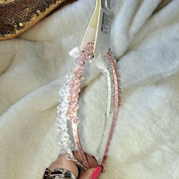 NWT Edgehill Collection Crystal Headband 2pk - Picture 6 of 10